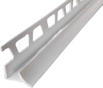 Уголок под плитку Пластал Внутренний 9мм (2.5м, белый)