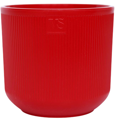 Кашпо VipSet Росси с дренажной системой (3.1л, красный)