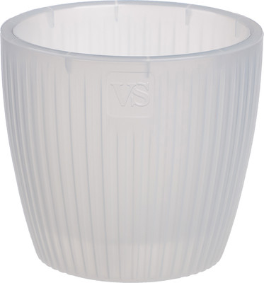 Кашпо VipSet ЭВИ с дренажной системой (1.5л, прозрачный)