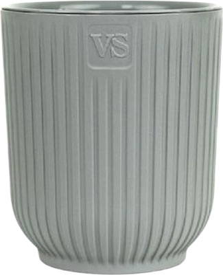 Кашпо VipSet Эйва с дренажной системой и фитильным поливом (1.6л, серый)