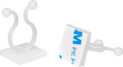 Набор зажимов садовых BOTANICA И проводов (20шт, белый)