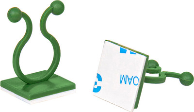 Набор зажимов садовых BOTANICA И проводов (20шт, зеленый)