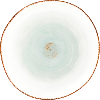 Тарелка столовая обеденная Elan Gallery Кантри / 760093 (голубой)