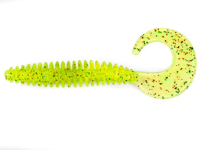Мягкая приманка Lucky John Pro Series Ultraworm Curly / 140213-S15 (7шт)