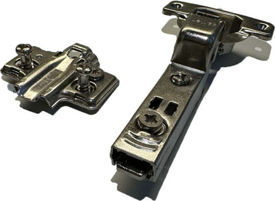 Петля мебельная Samet И ответная планка Impro 3D внутренняя (серебристый)