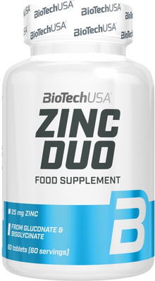 Минерал BioTechUSA Zinc Duo (60шт)