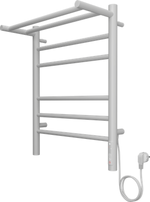 Полотенцесушитель электрический Terminus Аврора П6 450x600 (с полкой, quick touch, КС 9003)