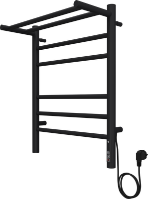Полотенцесушитель электрический Terminus Аврора П6 450x600 (с полкой, quick touch, КС 9005)