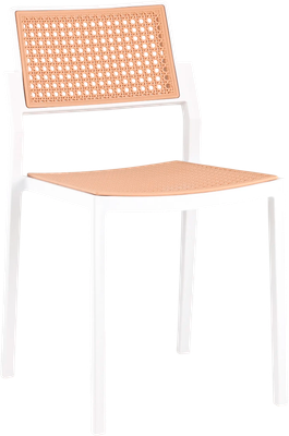 Стул пластиковый Stool Group Milto 8059  (белый)