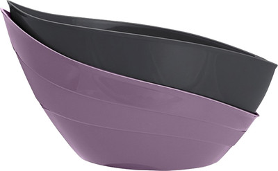 Кашпо La Decoro Гармония / КШ-9063 (сливовый/антрацит)