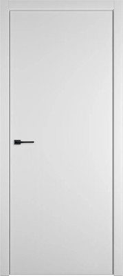 Дверь межкомнатная Emalex Basic Z 60x200 (Ice/ABS Black)