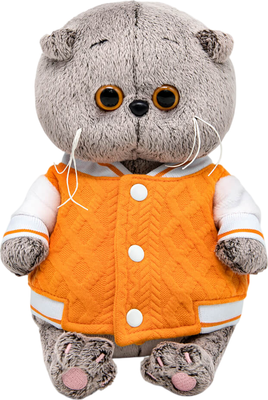 Мягкая игрушка Budi Basa Басик Baby в бомбере на кнопках / BB-154