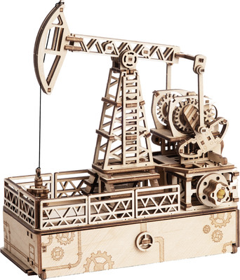 Сборная модель Drovo Нефтяная вышка с секретом / DR023