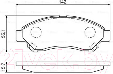 Тормозные колодки Bosch 0986494936