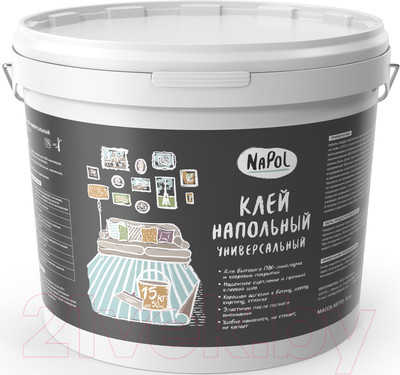 Клей для напольных покрытий Goldbastik NaPol Напольный универсальный (15кг)