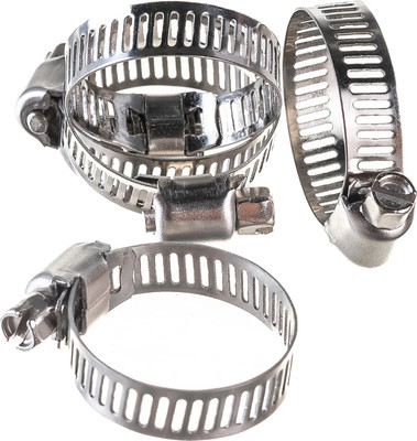 Набор хомутов червячных Sparta Металлические / 540105 (5шт)