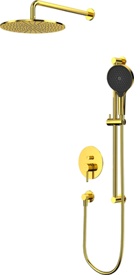 Душевая система со смесителем Whitecross Y YSET05TOPGL (золото)
