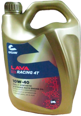 Моторное масло Cyclon Lava SYN Racing 4T 10W40 / JL03508 (4л)