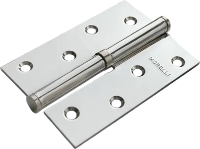 Петля дверная Morelli MSDN 100x70x2.5 SN R (правая, белый никель)