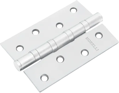Петля дверная Morelli MSN 100x70x2.5-4BB W (универсальная, белый)