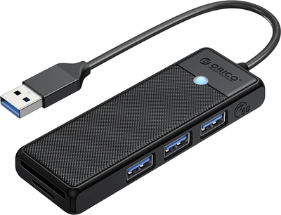 USB-хаб Orico PAPW3AT-U3-015-BK-EP (черный)