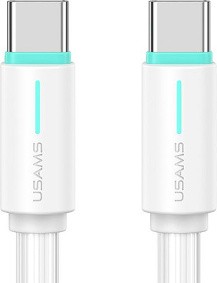 Кабель Usams YR Series SJ734 Type-C-Type-C (1м, белый)