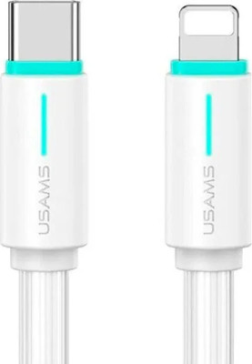 Кабель Usams YR Series SJ735 Type-C-Lightning (1м, белый)