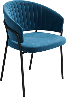 Стул Listvig Just (синий Brendy Classic Blue 08/черный)