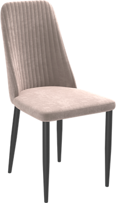 Стул Listvig Лотус R (латте Brendy Smoke 04/черный)