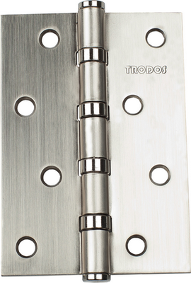 Петля дверная Trodos 100x70x2.5 б/к накладная (никель, флоупак)