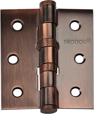 Петля дверная Trodos 75x62x2.5 б/к накладная (медь)