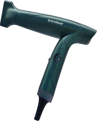 Компактный фен Endever Aurora-512 (зеленый)