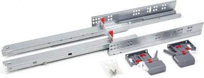 Комплект направляющих мебельных Boyard Soft DB9991Zn/400