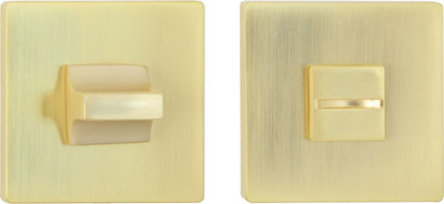 Фиксатор дверной защелки VELA Prima WC-Quadro MSB (матовое золото)