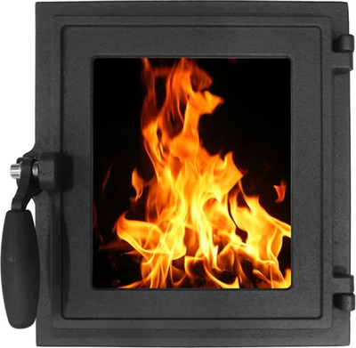 Дверца печная Литком Топочная ДТГ-4КС (Р) Карелия (крашеная)