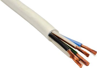 Провод силовой Автопровод ПВС-TS 4x6+1x6 барабан (100м, белый)