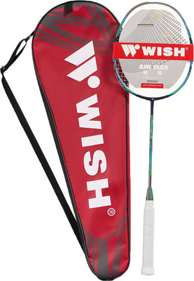 Ракетка для бадминтона WISH Carbon Pro 98 (серый/зеленый)