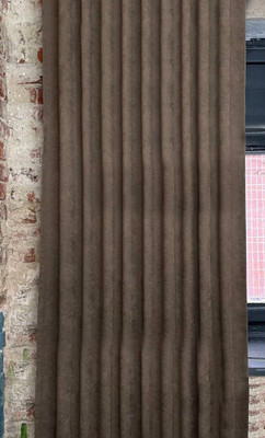 Комплект штор КронасМАрт Канвас 250x250 (2шт, шоколад)