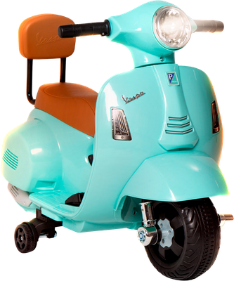 Детский мотоцикл Sweet Baby Vespa H1-K (бирюзовый)