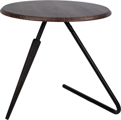 Журнальный столик Мебелик Дуэт 7Н (дуб шоле коричневый/черный/эбеновое дерево)