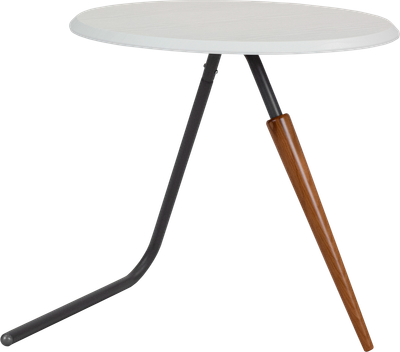 Журнальный столик Мебелик Дуэт 7Н (белый/серый бетон/бук)