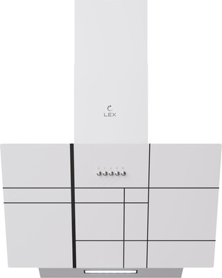 Вытяжка наклонная Lex Moza 600 R1 (белый)