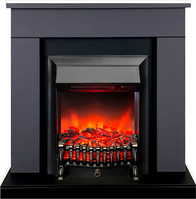 Каминокомплект Смолком Detroit STD-ASP Fobos FX M Black RC (серый графит/черный)