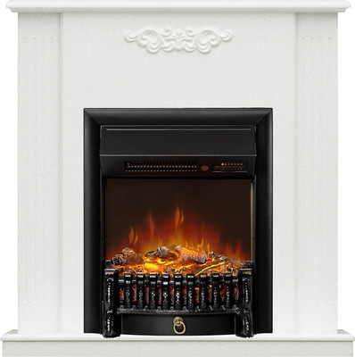 Каминокомплект Смолком Lumsden STD-ASP Fobos FX M Black RC (бьянко белый)