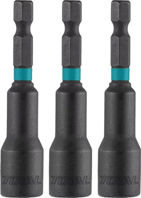 Набор головок слесарных TOTAL 10,13,14x65мм / TAC2703431 (3шт)