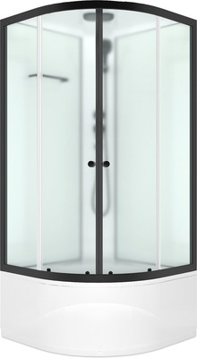 Душевая кабина Domani-Spa Delight Slim 99 High 90x90 / DS01DS99HWM00.Gt-Black