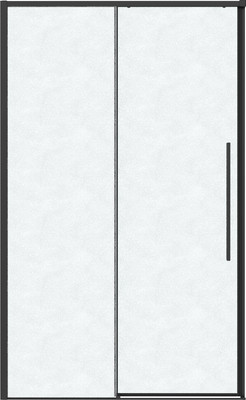 Душевая дверь Grossman Galaxy 80x195 / 1/2.K33.01.80L.21.02 (черный матовый/стекло шиншилла)