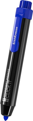 Маркер перманентный Erich Krause Click It RP-700 / 60829 (синий)