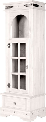 Шкаф-пенал с витриной ФанДОК Викинг 04 Ф-181.26 (белый воск)