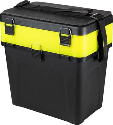 Ящик рыболовный Три Кита 380x360x240 / 023.3824 (черный/желтый)